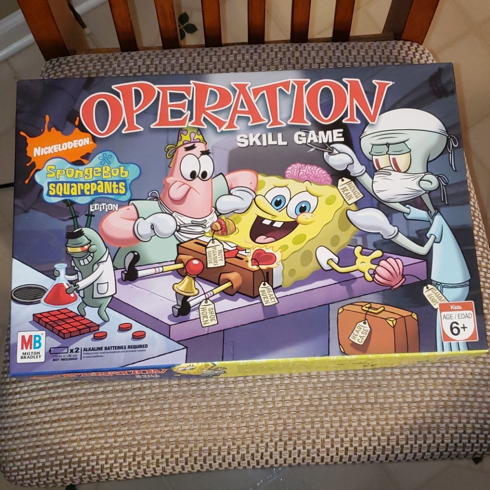 Hasbro Spongebob Squarepants Operation Skill Game